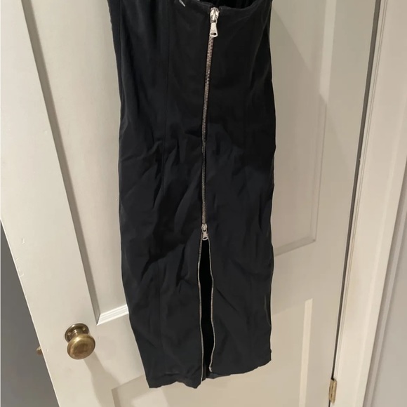 D&G dolce&Gabbana strapless or strap grey roughed dress made in Italy size 40 - Picture 4 of 10